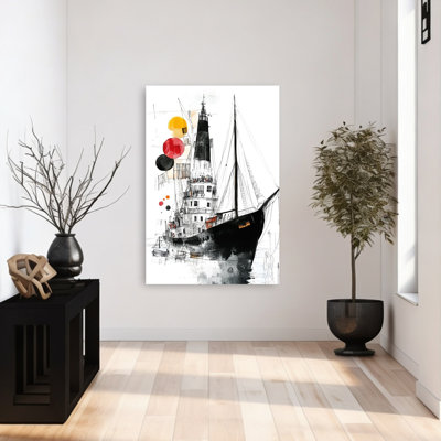 Sailing City Port Ocean Urban Wall Art