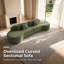 Canapé d'angle modulaire surdimensionné Cloud sans os-472048860