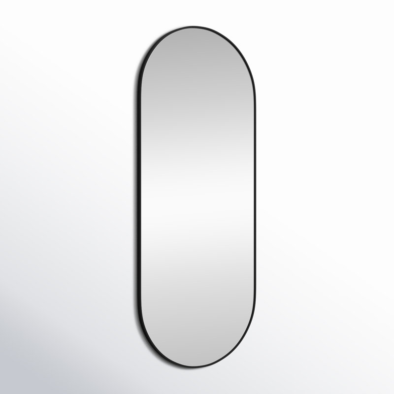 Miroir mural Elington, 72 po x 30 po , Noir