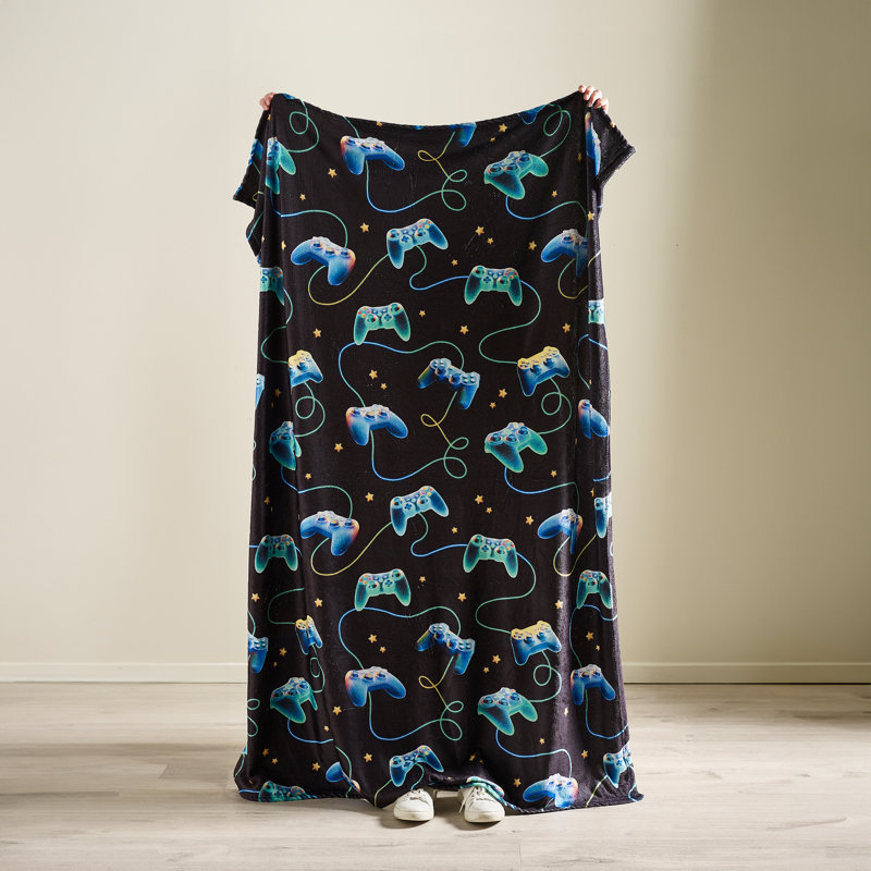 Gamer Cosy Fleece Blanket Throw
