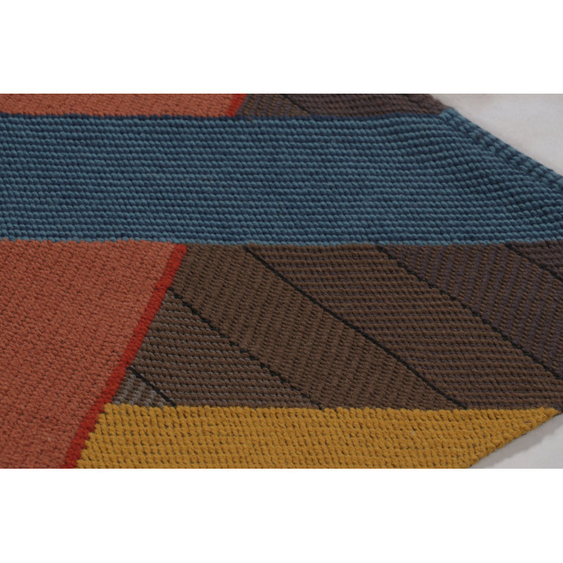 Modern One-of-a-Kind 3'3X6'2 Hand Knotted Area Rug