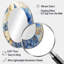 Grand miroir mural ovale en métal Blooming-404697744