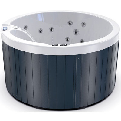 Luxuria Spas 110 Volt 5 Person 39 - Jet Acrylic Round Standard (Hardwired) Hot Tub with Ozonator