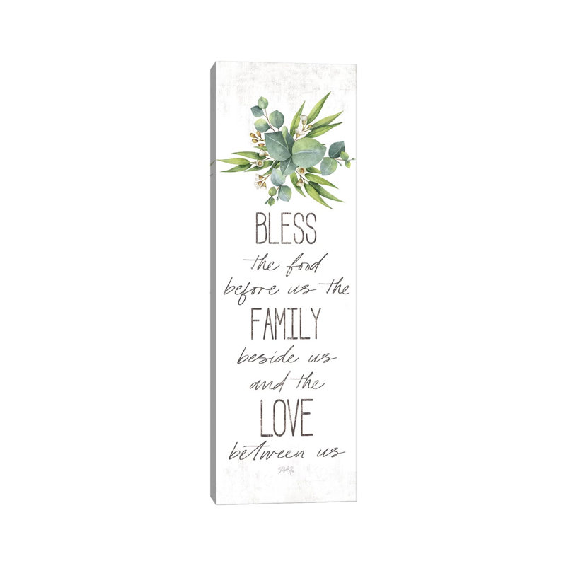 Dinner Blessing by Marla Rae - Wrapped Canvas Panoramic Print, 30.48 cm H x 91.44 cm W x 1.91 cm D
