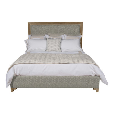 Louise/Lawrence King Upholstered Low Profile Panel Bed