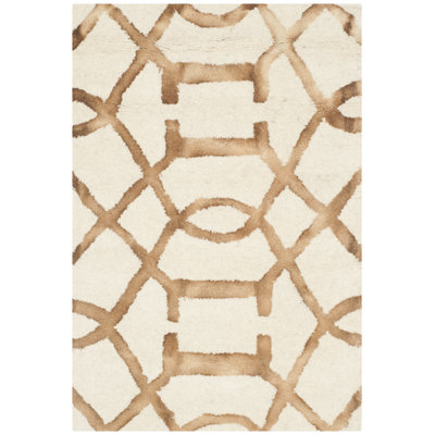 Xiong Hand Tufted Wool Geometric Rug