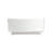 49 Inch Solid Surface Soaking Bathtub - Deep Soak Freestanding Tub