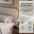 Modern Boucle Upholstered Curved Bed with 2-Piece Farmhouse Nightstand Set-3-Piece Bedroom Suite-420776362-420776363