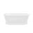 DreamLine Abbey 66 3/4 in. L x 31 1/2 in. W x 23 7/8 in. H Acrylic Double Ended Freestanding Tub, Brushed Nickel-118166345