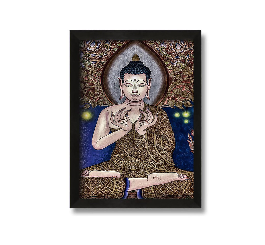 Gerahmtes Leinwandbild Buddha 31