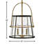 Luminaire suspendu tambour unique et remarquable à 3 lumières Tournon-55175305