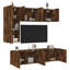 Niekia Unfinished Entertainment Center for TVs up to 24" with Fireplace Included-969969483