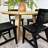Cascais Round Dining Table With Japandi Base-105509199-105509198
