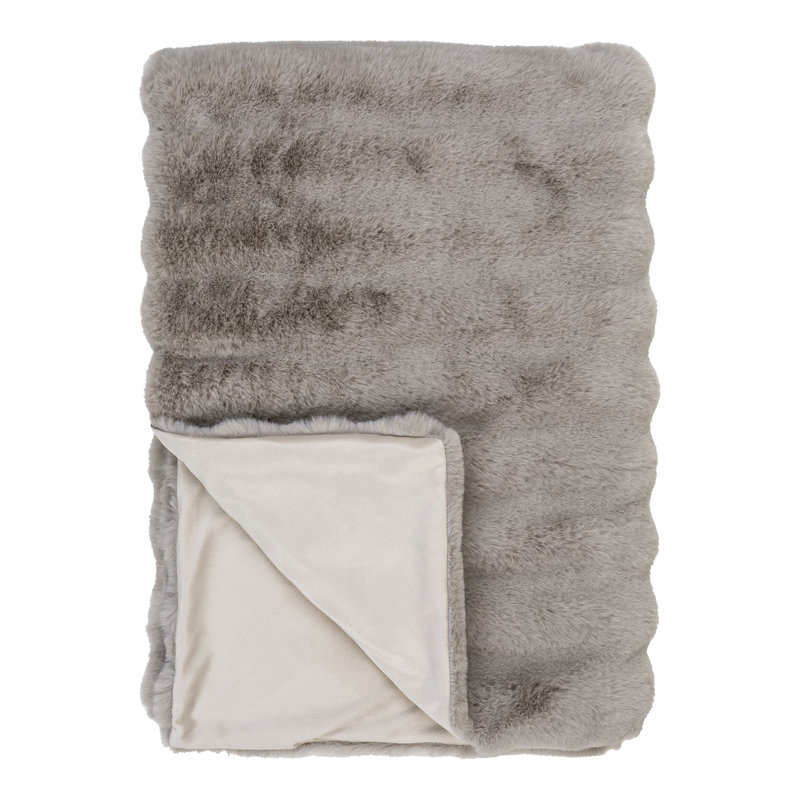 Aholla Throw Blanket, Grey