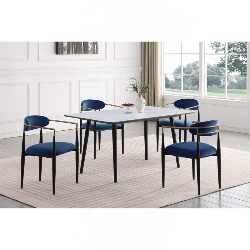 Table de salle à manger moderne et moderne 1Pc, Blanc