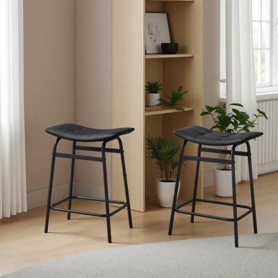 Barstool, Counter Height, Set Of 2, Kitchen
