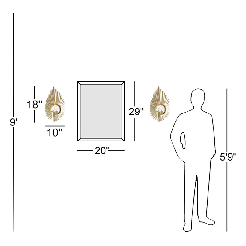 Plafonnier encastré ivoire / doré à 1 lumière Aolani