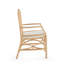 Chaise avec accoudoirs croisés en rotin de coton Alderson-21774511