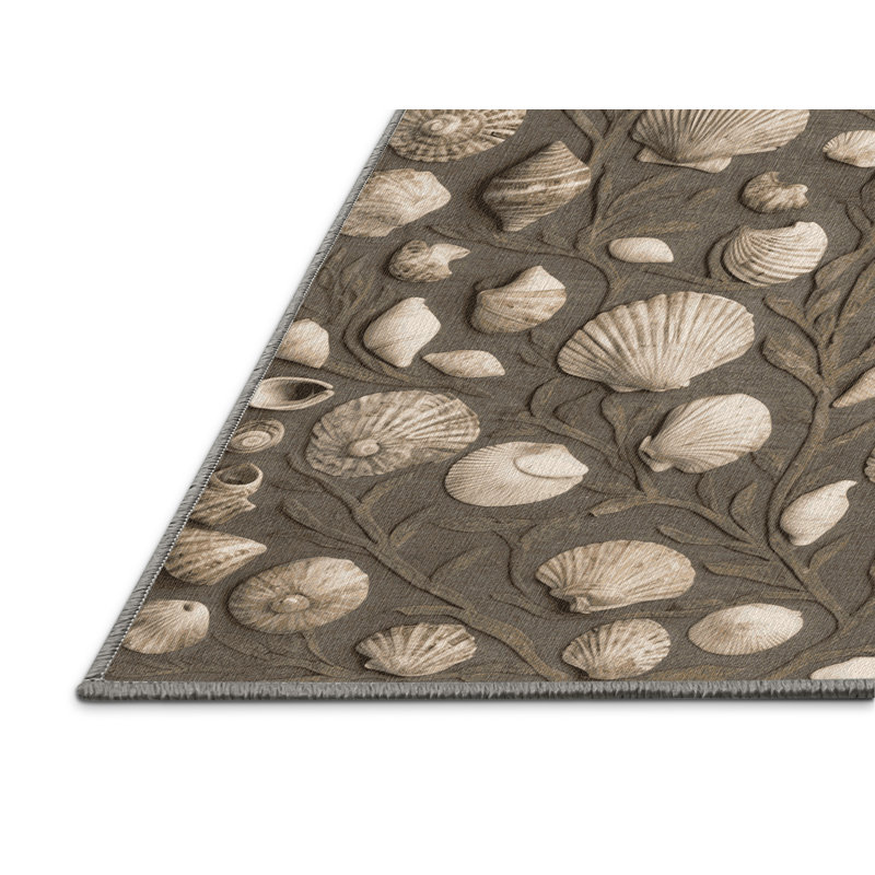 Tapis gris lavable à la machine, Tapis de couloir 2 pi x 5 pi