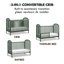 Lit de bébé convertible Beau-en-1 Beau-82619368
