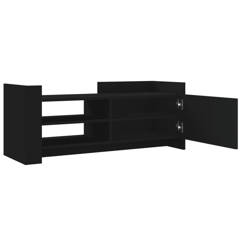 Appledorf Unfinished TV Stand for TVs up to 43", Black, 100cm