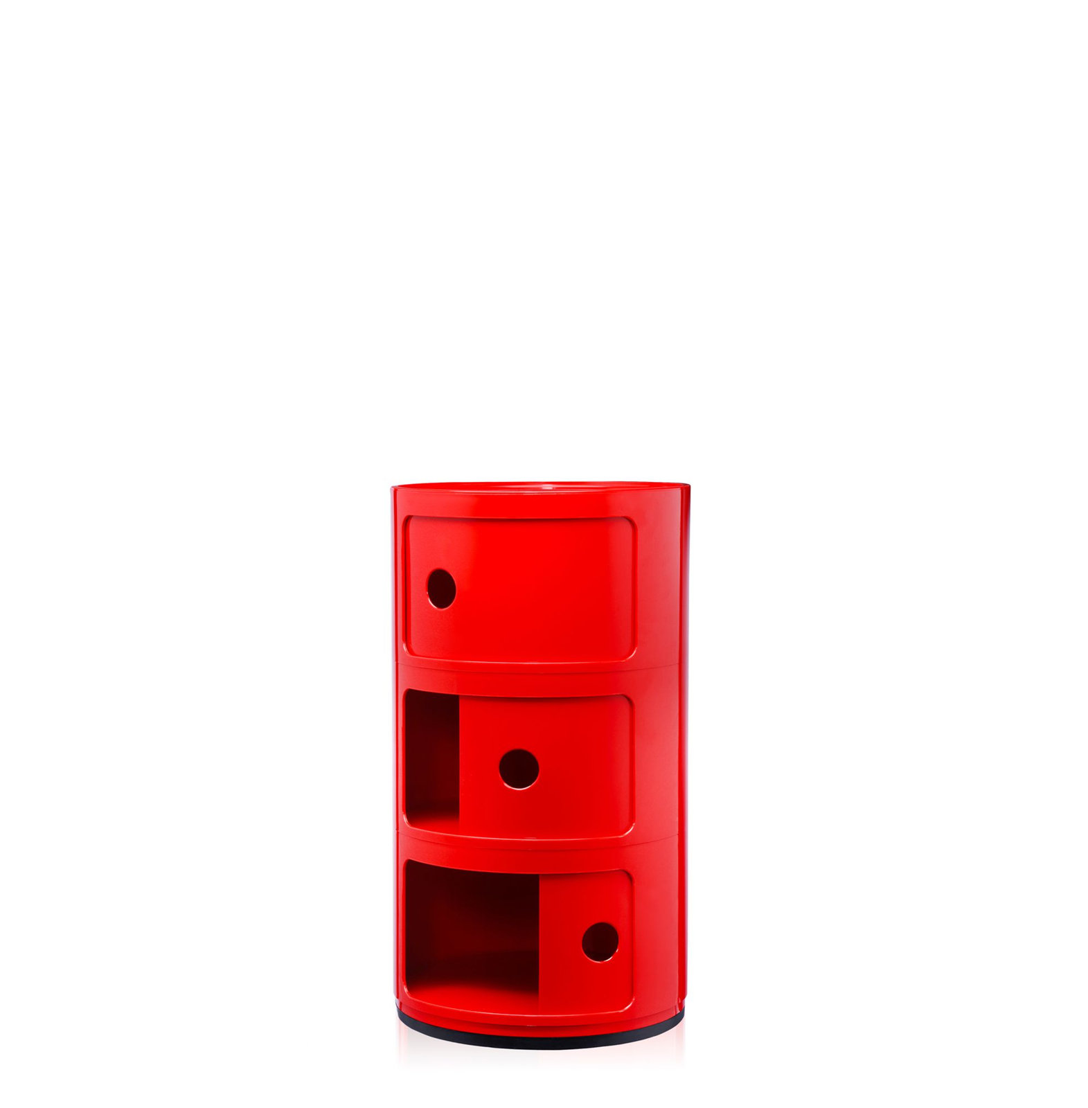 Componibili Modular Stacking Unit, Red, 3