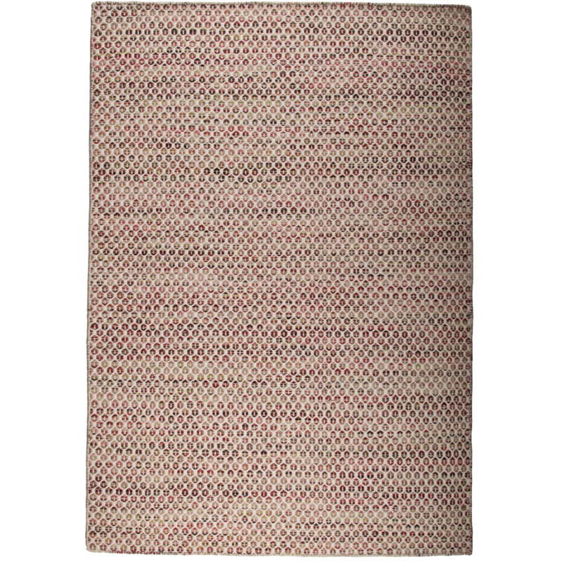 Caillo Geometric Wool Hand Woven Area Rug, Rectangle 140 x 200cm