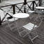 Ensemble bistro 3 pièces de table ronde pliable et chaises-404776741