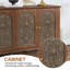 Buffet avec tablettes réglables et 4 portes-1942048301