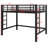Metal Loft Bed Featuring Ladder & Secure Guardrails For Safety-208580113