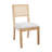 Upholstered Side Chair Modern Solid Wood Dining Chair with Rattan Back-117225027-117225025