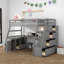 Lit mezzanine simple avec tiroirs Graettter-1185204990