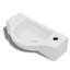 Metro Lane Mariani 450mm L x 250mm W Ceramic U-Shaped Sink-683093026
