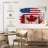 Borges USA And Canada Flag-108692922