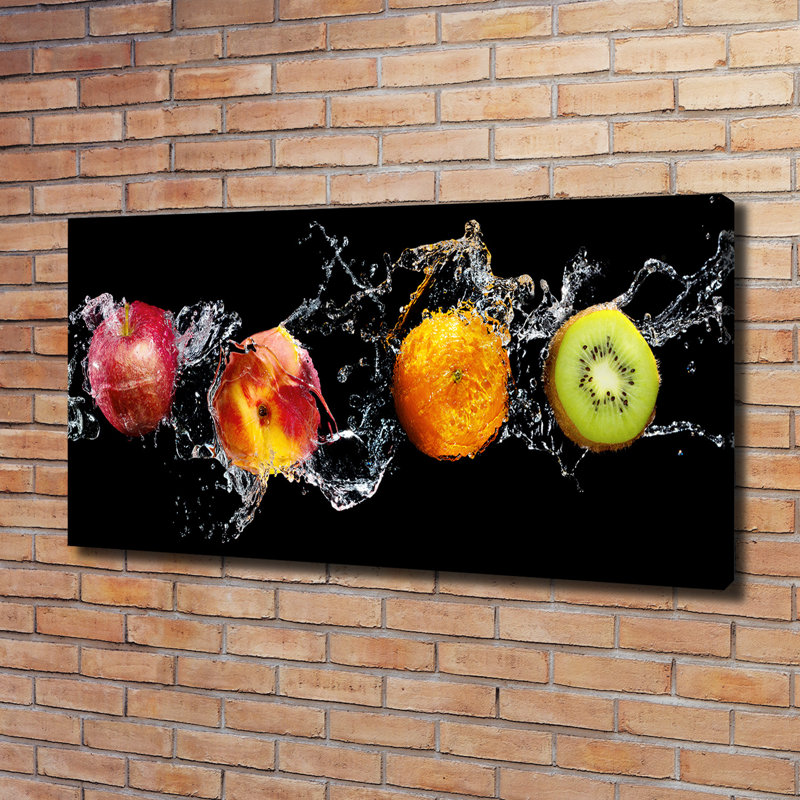 Fruit And Water - Wrapped Canvas Print