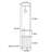 Coat Rack Trapezoid Side Hooks Wicker Basket
