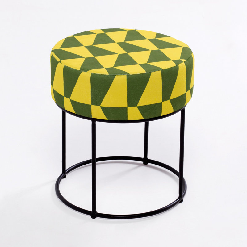 Repose-pieds Shamokin, Jaune / vert 100% polyester