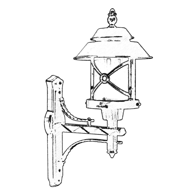 Lampe murale d'extérieur, noir et blanc, 14,2 po x 10,2 po | Corps en ABS durable et capuchon en polycarbonate | Douille E27, 40 W maximum | Homologué IP65 pour la résistance aux intempéries | Conception traditionnelle américaine nostalgique, parfaite pour les patios et les jardins