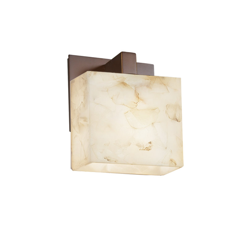 Appliquee à bras 1 lumières Asae, Bronze foncé