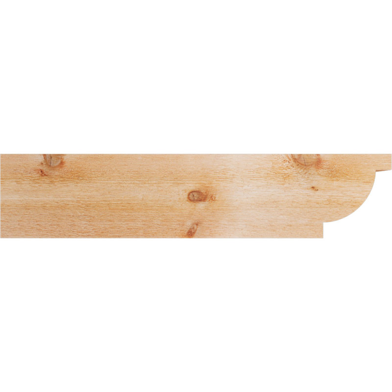Alpine Rough Sawn, Cèdre rouge, H 8 po x l 36 po x P 6 po