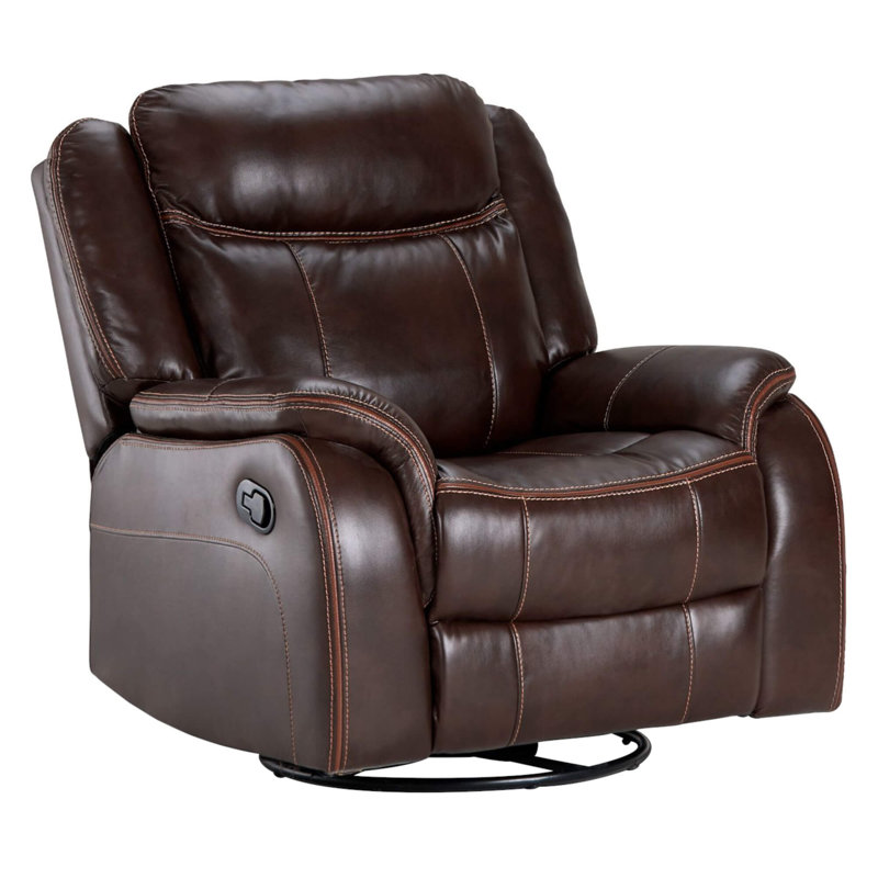 Ensemble de salon inclinable en similicuir 3 pièces