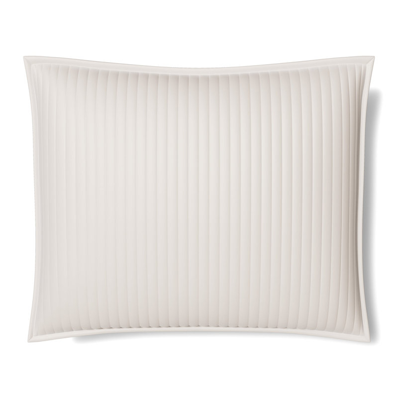 Coussin Charmeuse , Blanc, H 30 po x l 36 po
