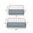Kaiyu 2 Piece Metal Bracket Shelf