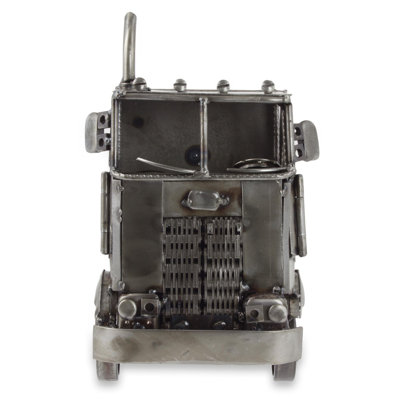 Recycled Metal Rustic Long Haul Model Truck