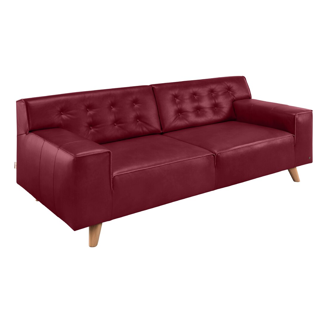 Zweiersofa Nordic Chic Sofa aus Echtleder