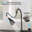 Évier de cuisine Smart Waterfall avec évier en acier inoxydable avec affichage numérique