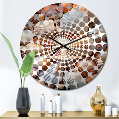 Lualdi - Horloge murale coquillage