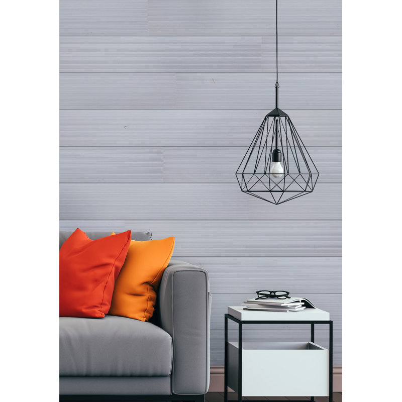 Panneau mural Cameron Saferia 48 "x 8,25", Gris clair