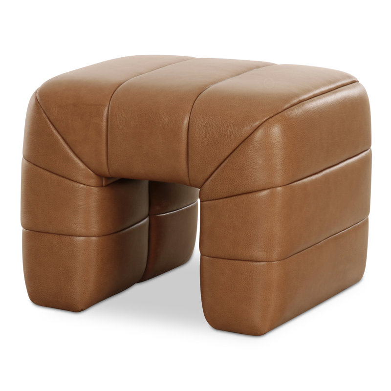 Verity Leather Vanity Stool