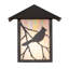 Applique murale droite 9 po de large avec chant chanson Seneca